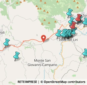 Mappa Via Porrino Vicolo, 03025 Monte San Giovanni Campano FR, Italia (5.6445)