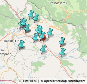 Mappa Via Borgo Vicalvi, 03030 Vicalvi FR, Italia (6.6195)