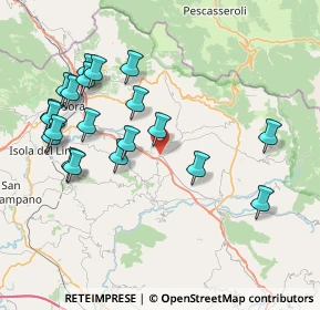 Mappa Via Borgo Vicalvi, 03030 Vicalvi FR, Italia (8.8545)