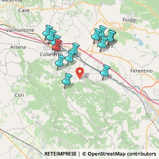 Mappa Via Forma, 00030 Montelanico RM, Italia (7.85571)