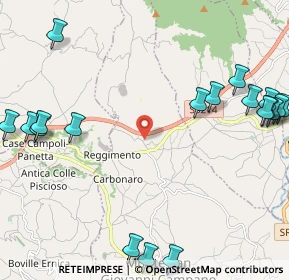 Mappa Via Porrino Dogana, 03025 Monte San Giovanni Campano FR, Italia (3.287)