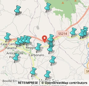 Mappa Via Porrino Dogana, 03025 Monte San Giovanni Campano FR, Italia (2.5665)