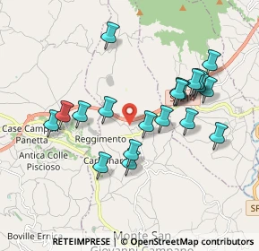 Mappa Via Porrino Dogana, 03025 Monte San Giovanni Campano FR, Italia (1.886)