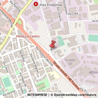 Mappa Via Pontina Vecchia, 30, 00040 Pomezia, Roma (Lazio)