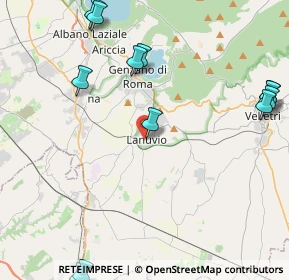 Mappa Via Borgo S. Giovanni, 00075 Lanuvio RM, Italia (6.27385)