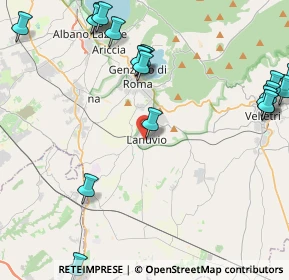 Mappa Via Borgo S. Giovanni, 00075 Lanuvio RM, Italia (6.1755)