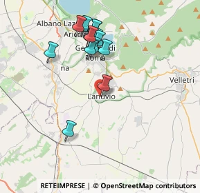 Mappa Via Borgo S. Giovanni, 00075 Lanuvio RM, Italia (3.92571)