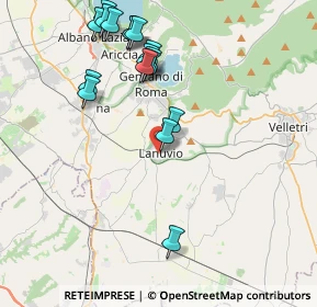 Mappa Via Borgo S. Giovanni, 00075 Lanuvio RM, Italia (4.60353)