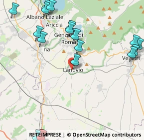 Mappa Via Borgo S. Giovanni, 00075 Lanuvio RM, Italia (6.406)