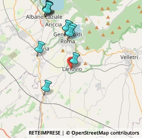 Mappa Via Borgo S. Giovanni, 00075 Lanuvio RM, Italia (4.57636)