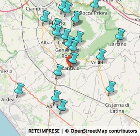 Mappa Via Borgo S. Giovanni, 00075 Lanuvio RM, Italia (8.754)