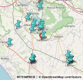 Mappa Via Borgo S. Giovanni, 00075 Lanuvio RM, Italia (9.794)