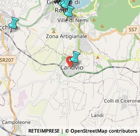 Mappa Via Borgo S. Giovanni, 00075 Lanuvio RM, Italia (3.515)