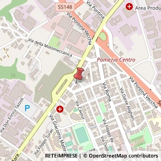 Mappa VIA LAMARMORA, 12-14, 00071 Pomezia, Roma (Lazio)