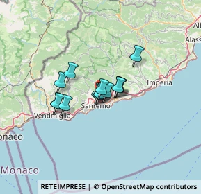 Mappa Via Pian dei Bosi, 18038 Sanremo IM, Italia (7.95429)