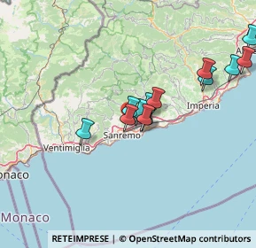 Mappa Via Pian dei Bosi, 18038 Sanremo IM, Italia (12.99231)