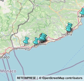 Mappa Via Pian dei Bosi, 18038 Sanremo IM, Italia (11.64182)