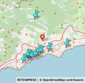 Mappa Via Pian dei Bosi, 18038 Sanremo IM, Italia (3.84182)