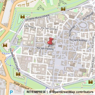 Mappa Piazza Cittadella, 11, 55100 Lucca, Lucca (Toscana)