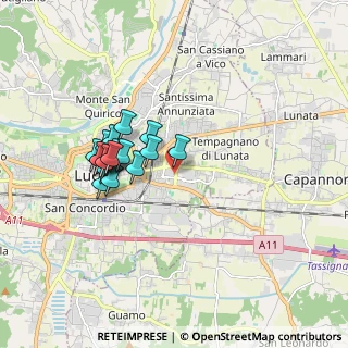 Mappa Via Carlo Piaggia, 55100 Lucca LU, Italia (1.57278)