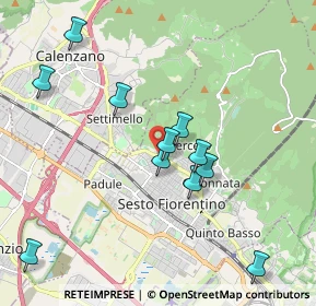 Mappa Via Caduti nei Lager e nei Campi di Sterminio Nazisti, 50019 Sesto Fiorentino FI, Italia (1.99091)