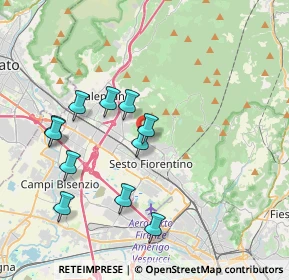 Mappa Via degli Scarpettini, 50019 Sesto Fiorentino FI, Italia (3.79)