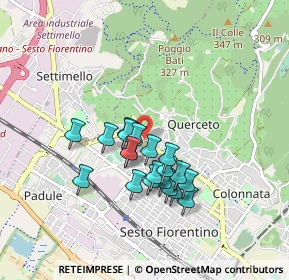 Mappa Via degli Scarpettini, 50019 Sesto Fiorentino FI, Italia (0.7225)