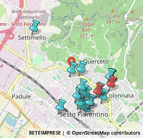 Mappa Via Caduti nei Lager e nei Campi di Sterminio Nazisti, 50019 Sesto Fiorentino FI, Italia (1.054)