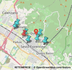 Mappa Via del Ghirlandaio, 50019 Sesto Fiorentino FI, Italia (1.53091)