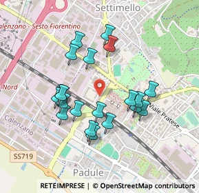 Mappa Via Giovanni Verga, 50019 Sesto Fiorentino FI, Italia (0.4215)