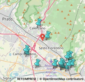 Mappa Via Giovanni Verga, 50019 Sesto Fiorentino FI, Italia (5.42188)
