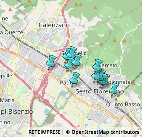 Mappa Via Giovanni Verga, 50019 Sesto Fiorentino FI, Italia (1.26417)