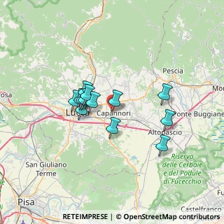 Mappa Via della Libertà, 55012 Capannori LU, Italia (5.51538)