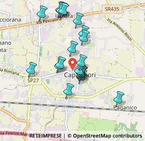 Mappa Via della Libertà, 55012 Capannori LU, Italia (0.8425)