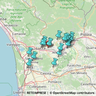 Mappa Via della Libertà, 55012 Capannori LU, Italia (11.129)