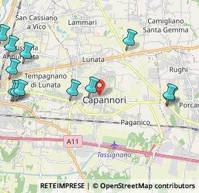 Mappa Via della Libertà, 55012 Capannori LU, Italia (2.91083)