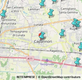 Mappa Via della Libertà, 55012 Capannori LU, Italia (3.40467)