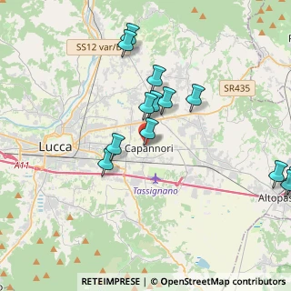 Mappa Via della Libertà, 55012 Capannori LU, Italia (4.21846)