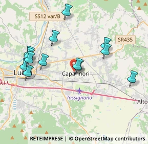Mappa Via della Libertà, 55012 Capannori LU, Italia (4.09231)