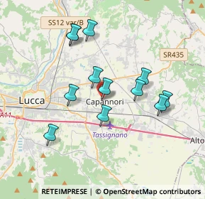 Mappa Via della Libertà, 55012 Capannori LU, Italia (3.40083)