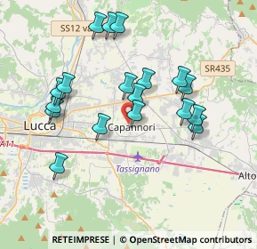 Mappa Via della Libertà, 55012 Capannori LU, Italia (3.67056)