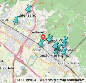Mappa CAP, 50019 Sesto Fiorentino FI, Italia (1.66667)