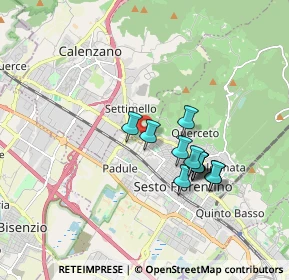 Mappa CAP, 50019 Sesto Fiorentino FI, Italia (1.505)
