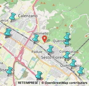 Mappa CAP, 50019 Sesto Fiorentino FI, Italia (2.91615)