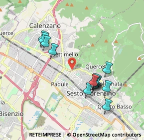 Mappa CAP, 50019 Sesto Fiorentino FI, Italia (1.86286)