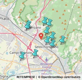 Mappa CAP, 50019 Sesto Fiorentino FI, Italia (2.97545)