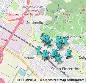 Mappa CAP, 50019 Sesto Fiorentino FI, Italia (0.7715)