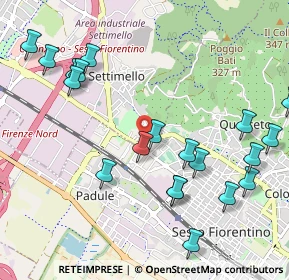 Mappa CAP, 50019 Sesto Fiorentino FI, Italia (1.2375)