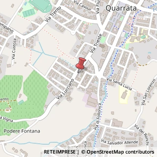 Mappa Via di Lucciano, 126, 51039 Quarrata, Pistoia (Toscana)