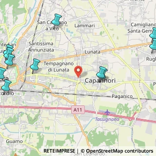 Mappa Via della Madonnina, 55100 Lucca LU, Italia (3.48273)